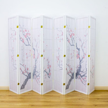 Cherry Blossom 8 Panel Rice Paper Room Divider